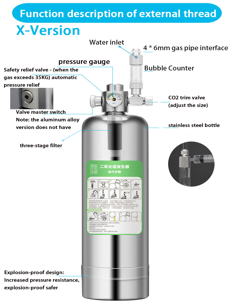 Generatore di CO2 per acquario - Aquarium Liquid Carbon recensione e prezzo