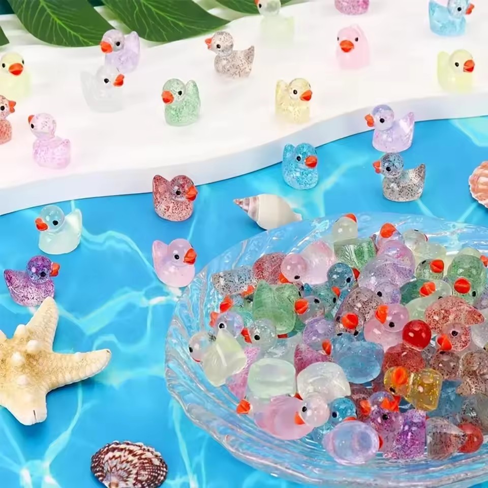 Anatre in resina miniatura con - Plant Aquarium Pot recensione e prezzo